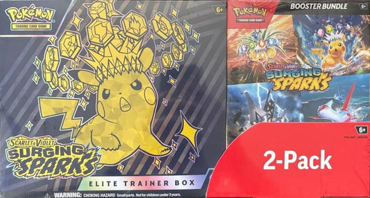 Surging Sparks ETB/Booster Bundle Combo (TikTok LIVE)
